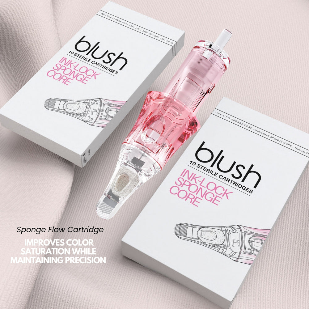 blush Ink-Lock Sponge Core Cartridges – Lebanon Tattoo Supply